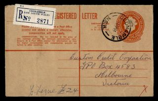 Dr Who 1964 Australia Coonamble Registered Letter C136026