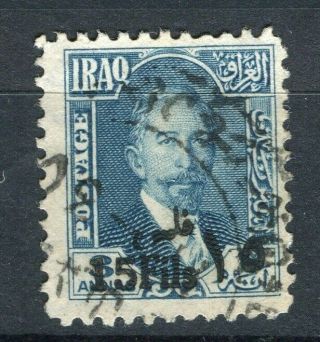 Iraq; 1932 Early King Faisal Surcharged Issue Fine 5fl.  Value