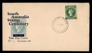 Dr Who 1955 South Australia Stamp Centenary Fdc C135168