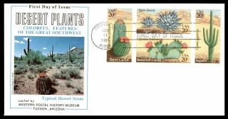 Mayfairstamps 1981 Us Fdc Destert Plants Combo First Day Cover Wwb_39033