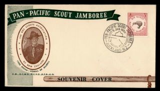Dr Who 1959 Zealand Pan Pacific Boy Scout Jamboree Kiwi Fdc C133782