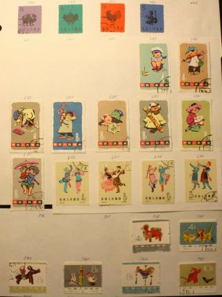 22 Prc China Stamps 4 Incomplete Sets 1959,  62,  63 (or Cto)