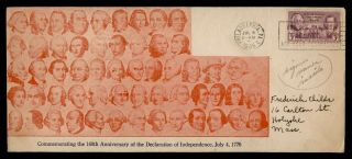 Dr Who 1936 Philadelphia Pa Declaration Of Independence Signing Aniv E41013