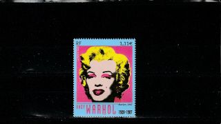 A90 - France - Sg3935 Mnh 2003 16th Death Anniv Andy Warhol - Marilyn Monroe