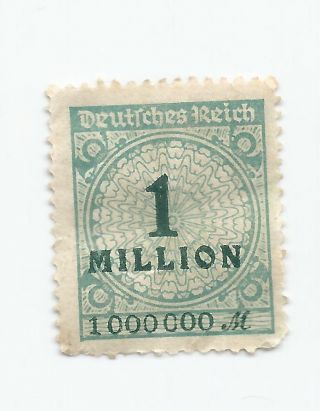 Germany; 1 Million Mark; Deutsches Reich S