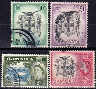 Jamaica - British Colonies - Qeii High Values - Sc 170 172 173 174 - Look