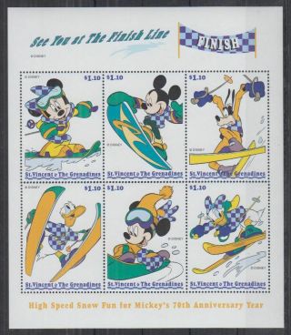 G286.  St Vincent - Mnh - Cartoons - Disney 