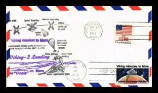 Dr Jim Stamps Us Viking Space Event First Day Cover Combo Air Mail