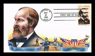 Dr Jim Stamps Us James Garfield President Gill Craft First Day Cover Chicago