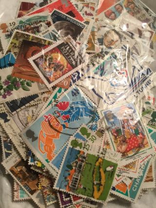 Great Britain 400 All Different Commemoratives Lot Pur
