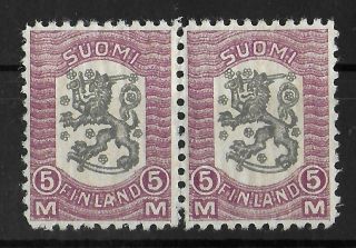 Finland 1918 Nh 5 M Key Value Pair Michel 102 Cv €250