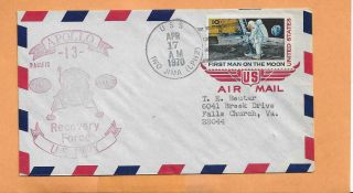 Apollo 13 Recovery Force Uss Iwo Jima Apr 17,  1970 Space Cover