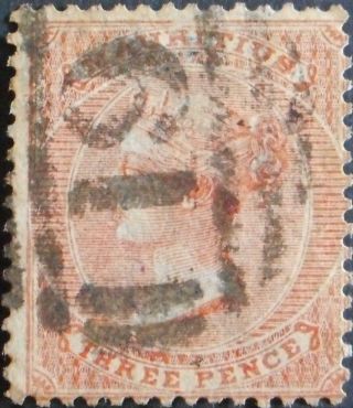 Mauritius 1863 Qv 3d Sg 61a