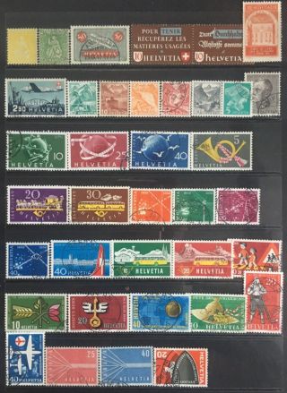 Switzerland 1881 - 1956 Selection Mostly