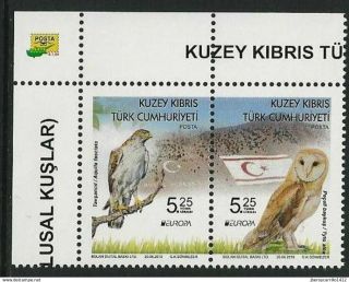 Turkish Northen Cyprus Europa Cept 2019 Birds Set Mnh