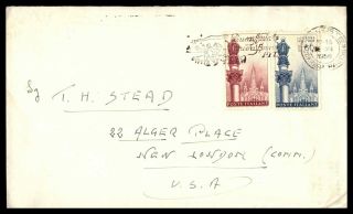 Mayfairstamps Italy 1958 To London Connecticut Cover Wwb93487