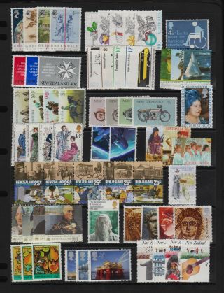 British Commonwealth - 20 Complete Mnh Sets - See Scan