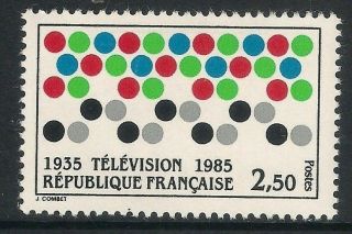 France Stamp - 1985 50th Anniversary Of French Television,  Mnh