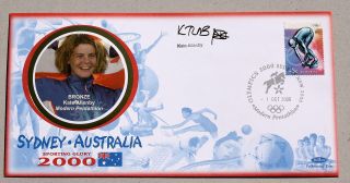 Olympic Games Sydney 2000 Benham Cover Modern Pentathlon Signed Bny Kate Allenby