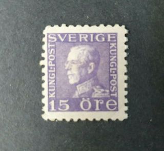 Classic Sweden Sverige Schweden King Gustaf V 15 Ore Vf Mnh B300.  16 Start 0.  99$
