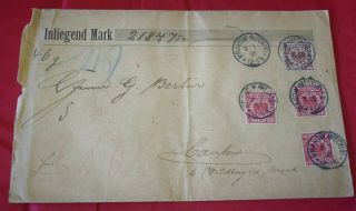 Mayfairstamps Germany 1897 Krakow Cancels Large Cover Wwb89921