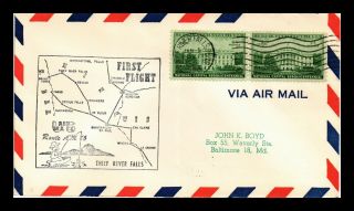 Us Cover First Flight Am 86 Thief River Falls Minnesota Grand Forks Air Mail