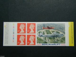 Hb17 Berlin Airlift Booklet 4 X 1st,  Cyl (torn)