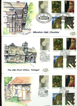1995 National Trust Centenary Stamp Searchers Fdc 