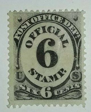 Travelstamps: Us Stamps Sc O50 6c Post Office Department Ng Hinged,  Cv $30
