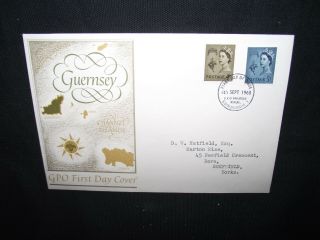 GB first day covers 1968 regional definitives set of 6 with Bureau cancels. 3