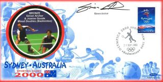 2000 Sydney Olympics - Benham " Special " - Signed By Simon Archer