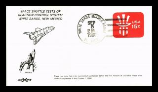 Dr Jim Stamps Us Space Shuttle Reaction Control System Tests Event Cover 1980
