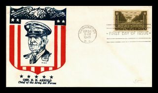 Dr Jim Stamps Us General Arnold Army First Day Cover Scott 934