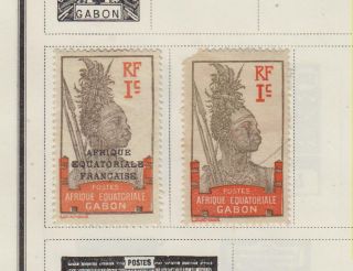 Mk281 Early French Colonies Stamps From Old Album Lot 3