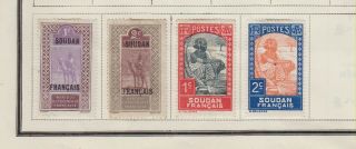MK281 EARLY FRENCH COLONIES STAMPS FROM OLD ALBUM LOT 3 3