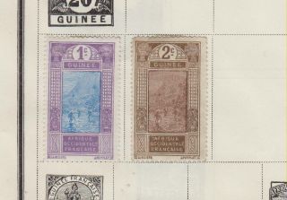 MK281 EARLY FRENCH COLONIES STAMPS FROM OLD ALBUM LOT 3 4