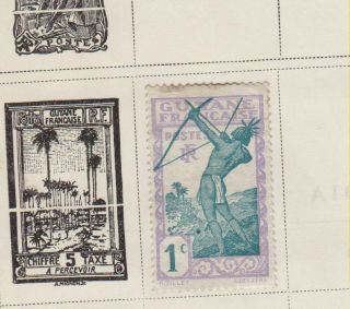 MK281 EARLY FRENCH COLONIES STAMPS FROM OLD ALBUM LOT 3 5