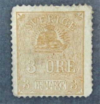 Nystamps Sweden Stamp 13 Og H $275