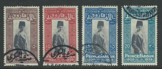 Egypt - Sg178 - 181 - Prince 