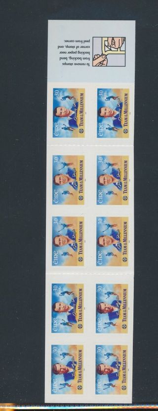 Xb73662 Ireland Hurling Team Of The Millenium Sports Booklet Mnh