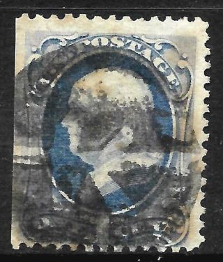Fancy Cancel " Negative Letter K " Sc 156/182 1 Cent 1875 - 1879 Us Stamps 4c36