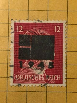 Germany (netszchkau Reichenbach) 1945 Post Wwii - Local Issue 12 Rpf.