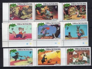Turks & Caicos - Disney Christmas 1981 On Postage Stamps Mnh Ae2