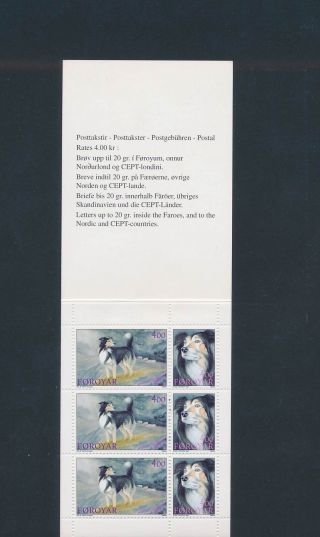 Xb69781 Faroe Islands 1994 Pets Animals Fauna Dogs Booklet Mnh