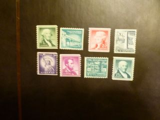 United States Scott 1054 - 1059a,  A Complete Set Of Liberty Issue Coils 1954 - 80