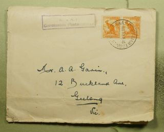 Dr Who 1946 Australia Raaf Williamtown Concession Rate To Geelong E54576