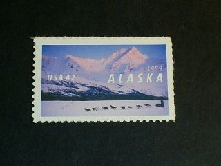 U.  S.  Scott 4374 - Alaska Statehood,  Dogsled - Mnh Sa Vf 42c 2009