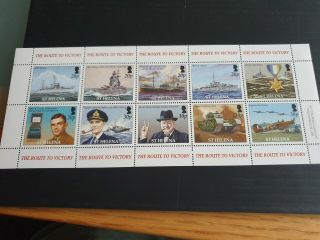 St Helena 2005 Sg 946 - 955 60th Anniv Of The End Of 2nd World War Mnh