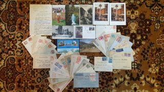 Stamps Postcards Covers Worldwide Postal History Lot Qq/5