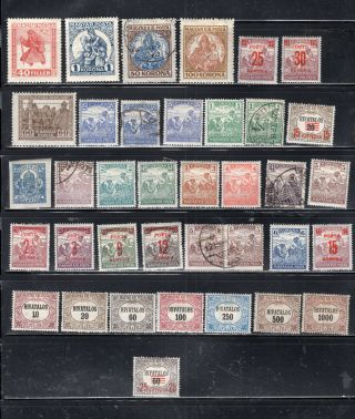 Hungary Magyar Poste Europe Stamps & Hinged Lot 2070